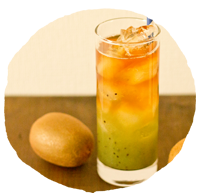紅茶と混ぜてフルーツティー風